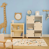 Kindergarderobe Holz mit 4 Haken Atmosphera