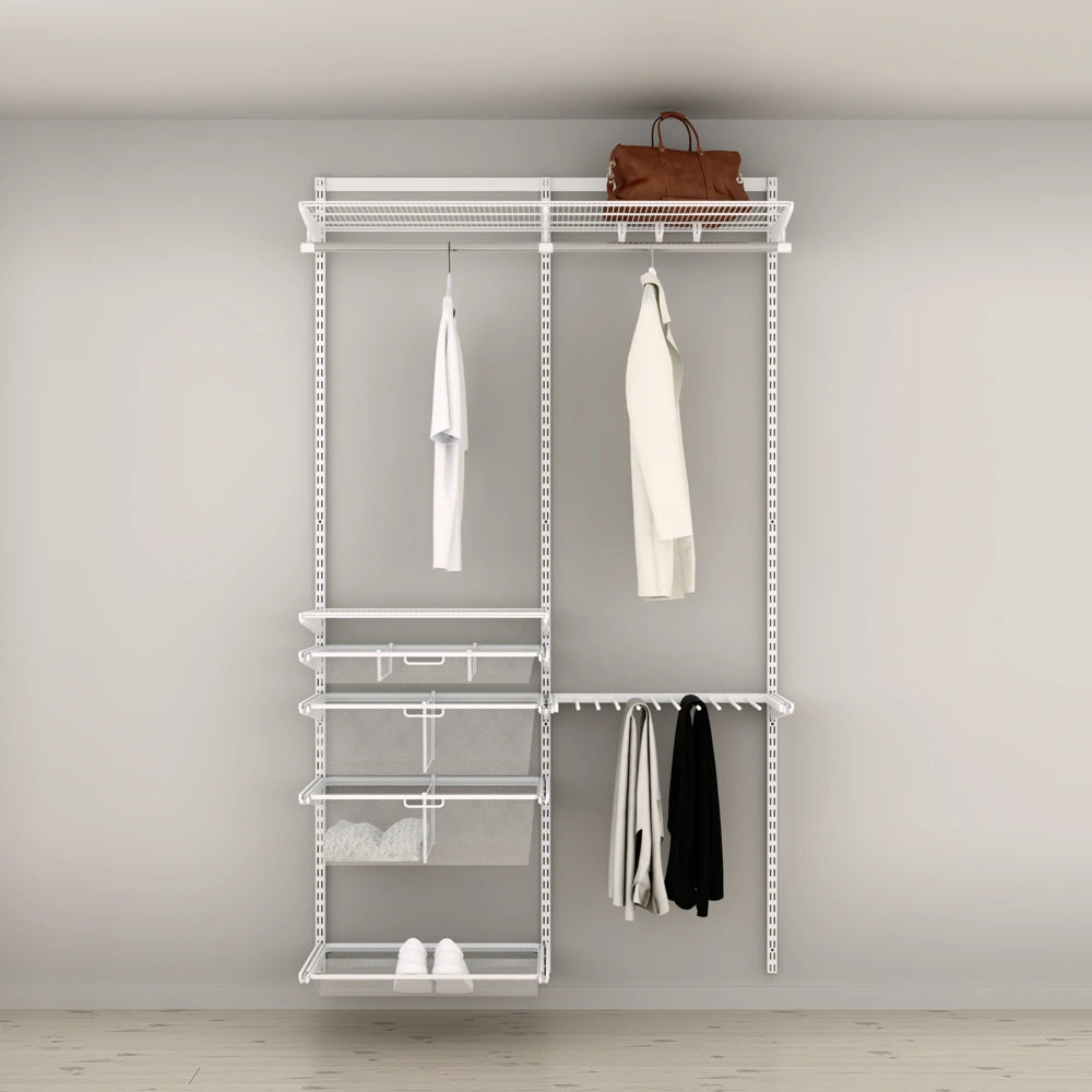 Elfa Premium Kledingkast Opstelling Compleet - 124,8 cm