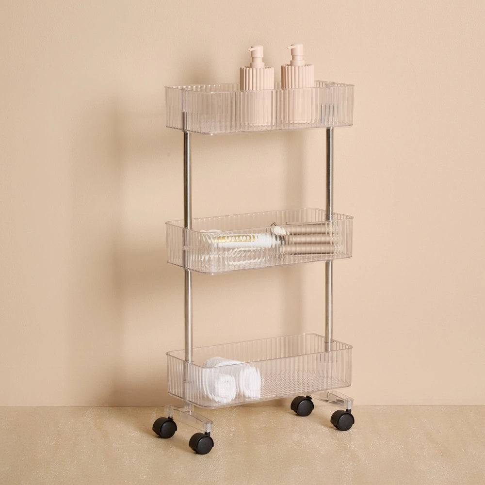 Transparante smalle trolley Five® - Plastor