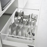 Deckel- und Topfhalter verstellbar Yamazaki