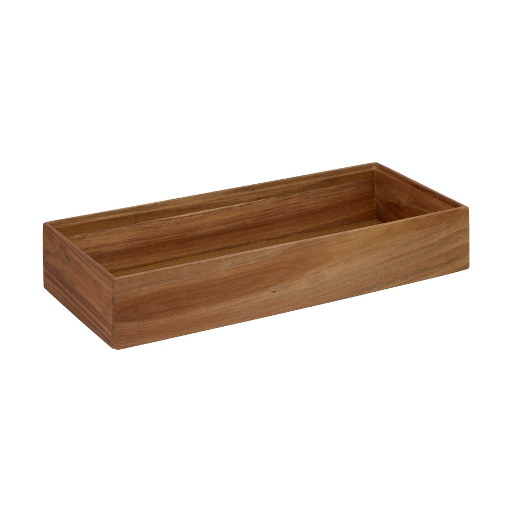 Schubladentabletts aus Akazienholz, 7 cm hoch, Five®