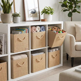 Opbergmand rotan look met handvat Five®