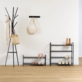 Zwart metalen schoenenrek 12 paar Five®