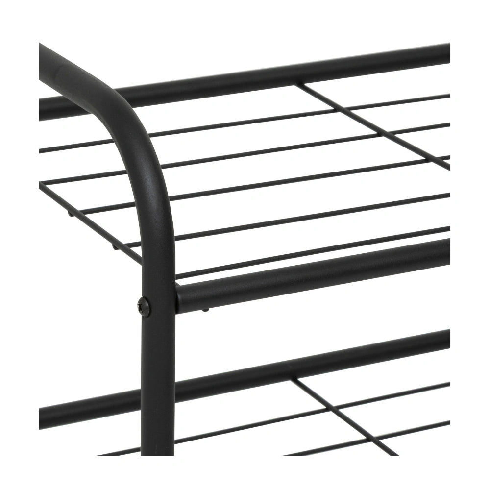 Zwart metalen schoenenrek 12 paar Five®
