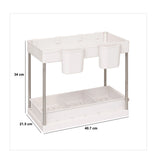 Keukenkast organizer uitschuifbaar 2 niveaus Five®