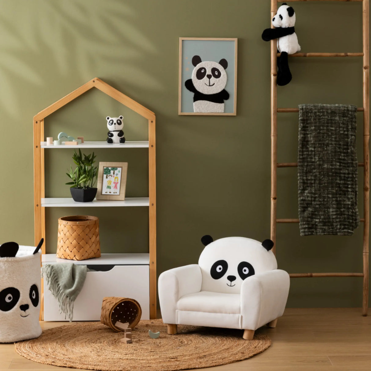 Spielzeugkorb Panda Atmosphera