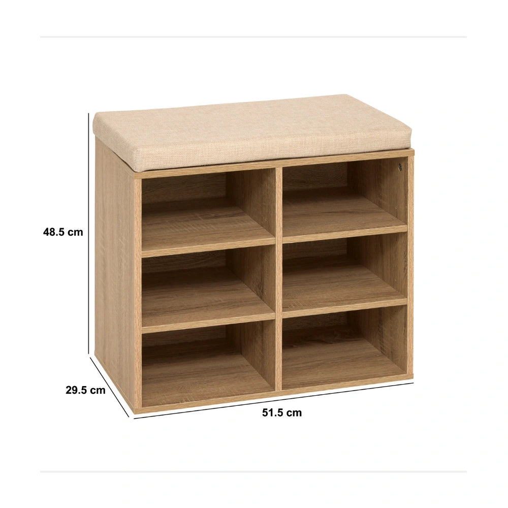 schoenenkast met bankje 6 paar Five®