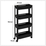 Ausziehbarer schwarzer Trolley Five®