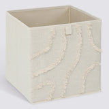 Opbergmand beige met strepen Five®