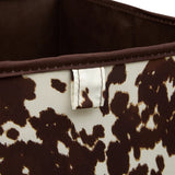 Opbergmand bruine koeienprint Five®