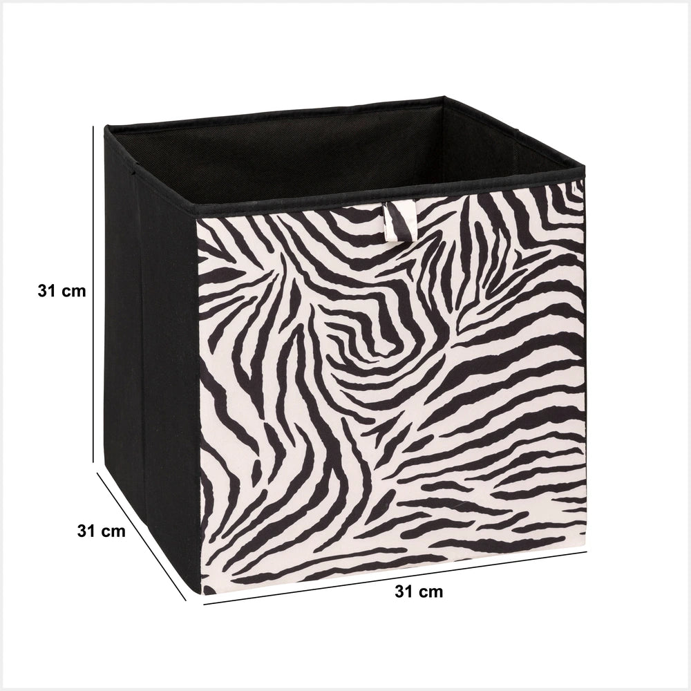 Opbergmand zebraprint Five®