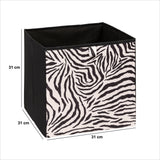 Opbergmand zebraprint Five®