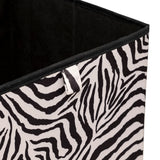 Opbergmand zebraprint Five®