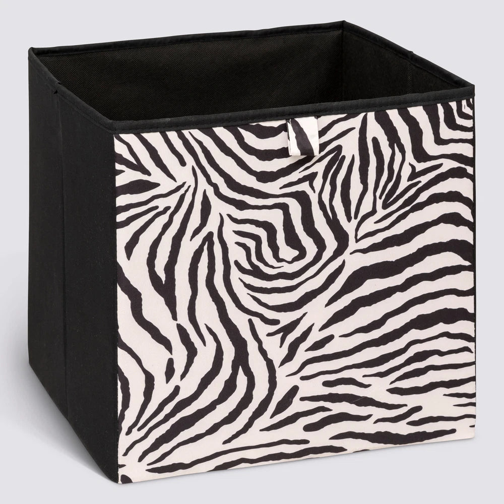Opbergmand zebraprint Five®