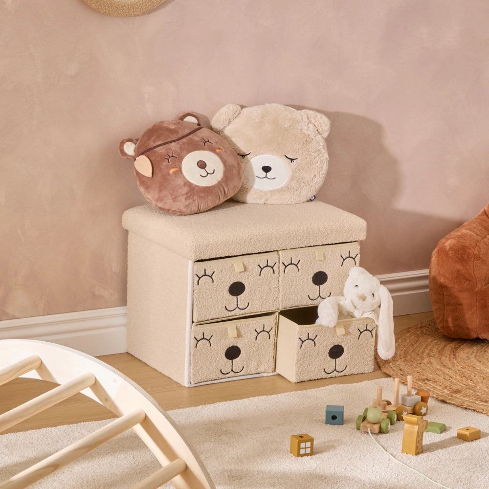 Bankje met lades teddy kinderkamer Atmosphera