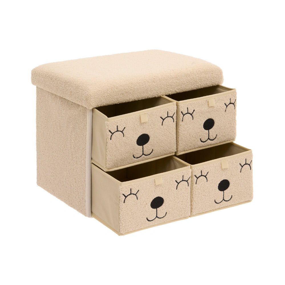 Bankje met lades teddy kinderkamer Atmosphera