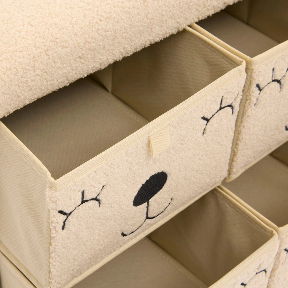 Bankje met lades teddy kinderkamer Atmosphera