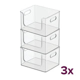 So Clever Transparente Aufbewahrungsbox Medium Frontöffnung Classic Clear