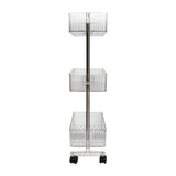 Transparante smalle trolley Five® - Plastor