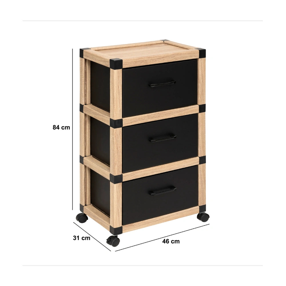 Trolley met 3 lades Five®