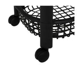 Kunststoff-Trolley schwarz mit 4 Körben Five®