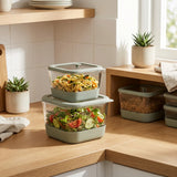Borosilicaat glazen vershoudbakje 500 ml Five®
