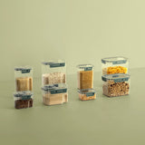 Luchtdichte voorraadbus 600 ml met datumaanduiding en schenkdop Five®