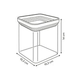 Voorraadpot 1.0 liter luchtdicht en stapelbaar Five®