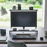Monitorständer schwarz 2-lagig höhenverstellbar Yamazaki
