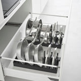 Deckel- und Topfhalter verstellbar Yamazaki