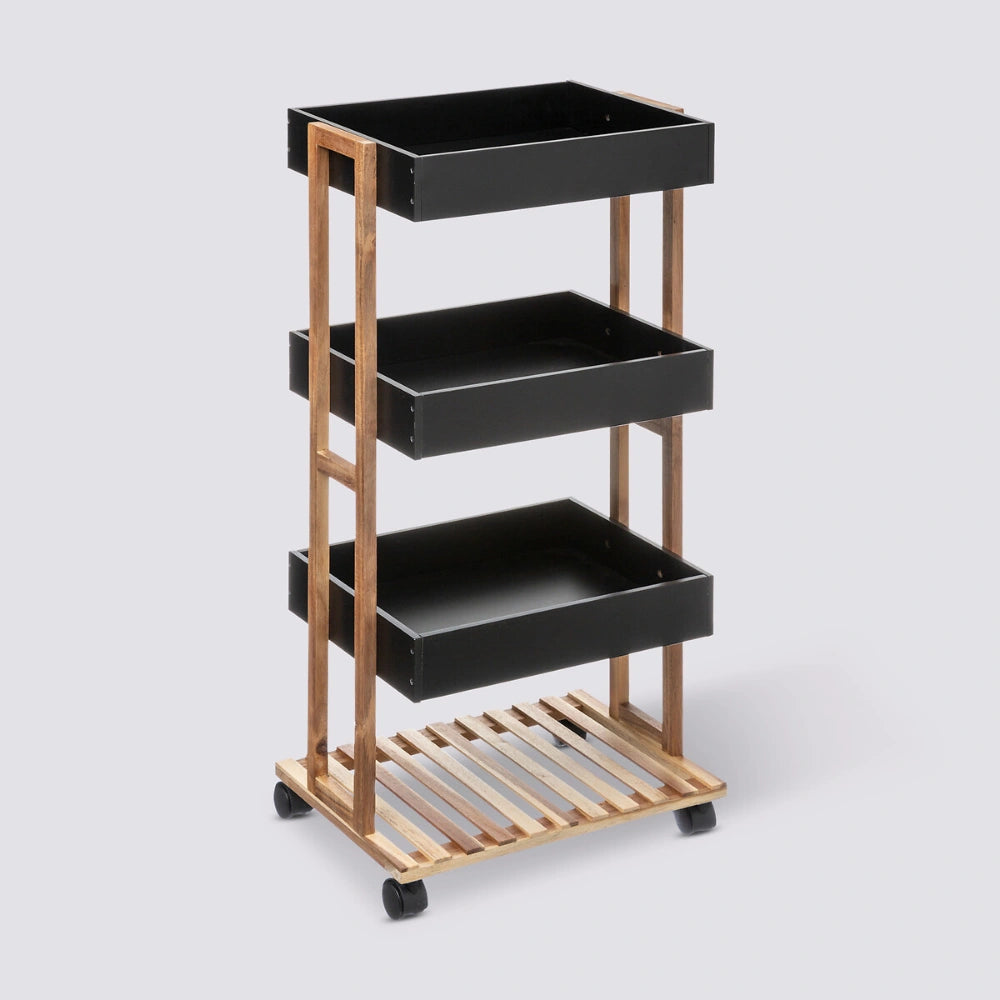 houten trolley badkamer of keuken Five®