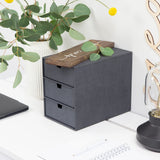 Schreibtisch-Organizer mit 3 Schubladen Bigso Box of Sweden
